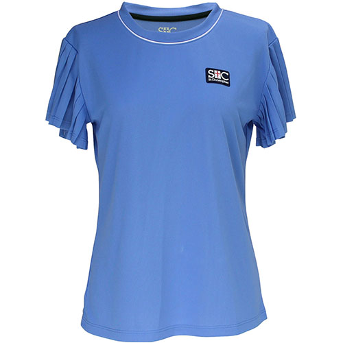 【SALE】セントクリストファー プリーツスリーブゲームシャツ （ STC-BDW2381-SK ）[ St.Christopher LS レディース ]24SS【メーカー取寄せ商品】