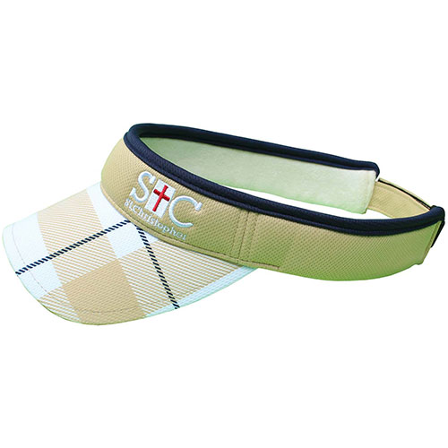 【SALE】セントクリストファー ブロックチェックサンバイザー （ STC-BEA4810-CN ）[ St.Christopher SUV アクセサリー ]25SS【メーカー取寄せ商品】