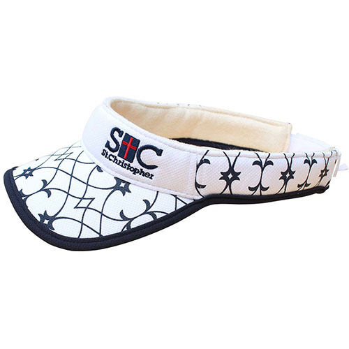 【SALE】セントクリストファー アラベスクサンバイザー （ STC-BEA4820-WH ）[ St.Christopher SUV アクセサリー ]25SS【メーカー取寄せ商品】