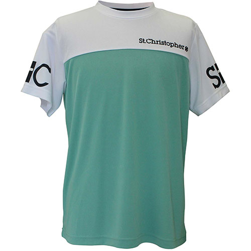 【SALE】セントクリストファー スリーブロゴプラクティスシャツ （ STC-BEM1443-AGWH ）[ St.Christopher MS メンズ ]25SS【メーカー取寄せ商品】