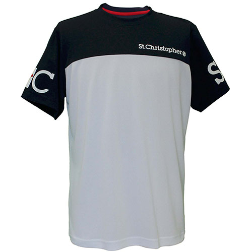 【SALE】セントクリストファー スリーブロゴプラクティスシャツ （ STC-BEM1443-WHNV ）[ St.Christopher MS メンズ ]25SS【メーカー取寄せ商品】