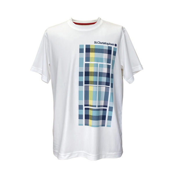 セントクリストファー チェックコートゲームシャツ （ STC-BEM5513-OWH ）[ St.Christopher MS メンズ ]25FW