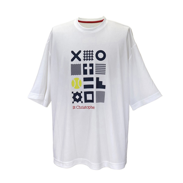 セントクリストファー チックタックトービッグシルエットシャツ （ STC-BEM5525-OWH ）[ St.Christopher MS メンズ ]25FW