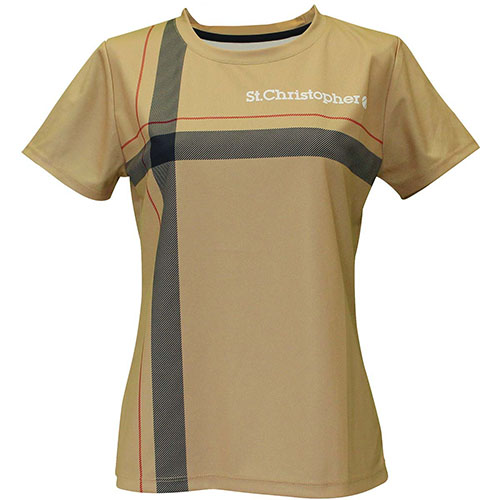 【SALE】セントクリストファー クロスラインゲームシャツ （ STC-BEW2425-CN ）[ St.Christopher LS レディース ]25SS【メーカー取寄せ商品】
