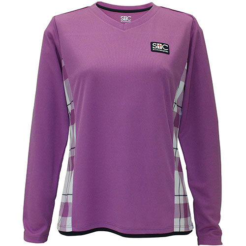 【SALE】セントクリストファー バッグブロックチェックロングスリーブシャツ （ STC-BEW2427-OC ）[ St.Christopher LS レディース ]25SS【メーカー取寄せ商品】