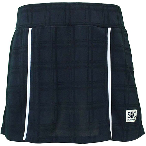 【SALE】セントクリストファー ジャガードチェックゲームスコート （ STC-BEW2452-NV ）[ St.Christopher SK レディース ]25SS【メーカー取寄せ商品】