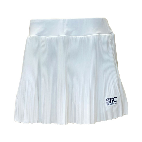 セントクリストファー クリスタルプリーツゲームスコート （ STC-BEW6502-OWH ）[ St.Christopher SK レディース ]25FW