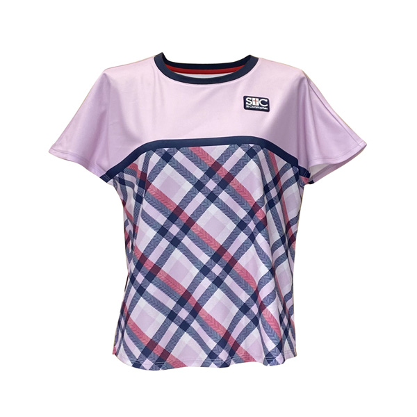 セントクリストファー ウエストチェックゲームシャツ （ STC-BEW6511-PK ）[ St.Christopher LS レディース ]25FW