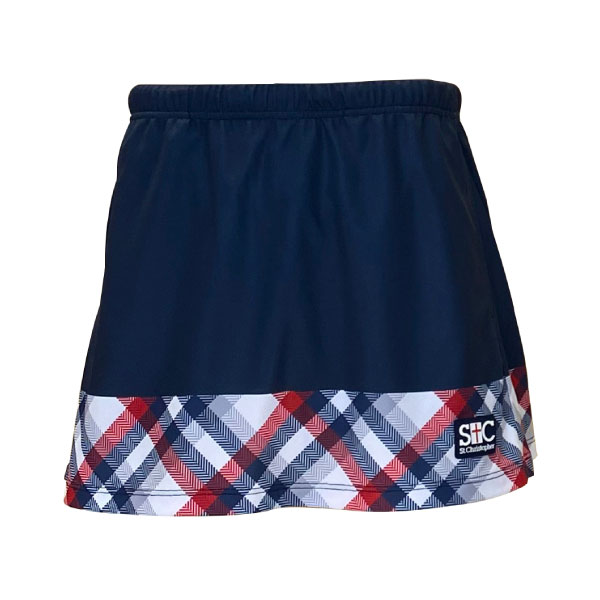 セントクリストファー ボトムチェックゲームスコート （ STC-BEW6512-NV ）[ St.Christopher SK レディース ]25FW