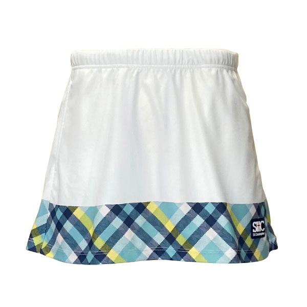 セントクリストファー ボトムチェックゲームスコート （ STC-BEW6512-OWH ）[ St.Christopher SK レディース ]25FW