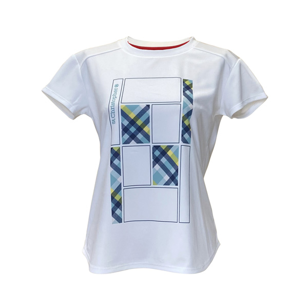 セントクリストファー チェックコートゲームシャツ （ STC-BEW6515-OWH ）[ St.Christopher LS レディース ]25FW