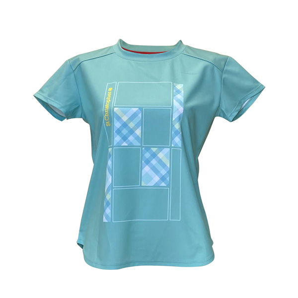 セントクリストファー チェックコートゲームシャツ （ STC-BEW6515-TQ ）[ St.Christopher LS レディース ]25FW