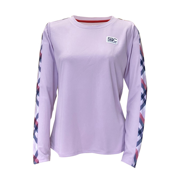 セントクリストファー チェックラインロングスリーブ （ STC-BEW6517-PK ）[ St.Christopher LS レディース ]25FW