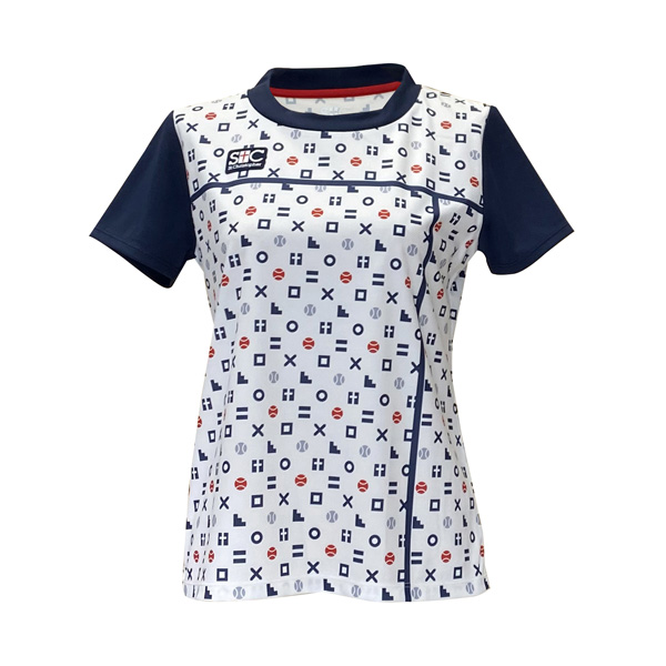 セントクリストファー チックタックトーゲームシャツ （ STC-BEW6521-OWH ）[ St.Christopher LS レディース ]25FW