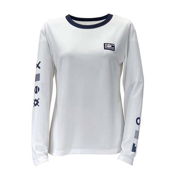 セントクリストファー チックタックトーロングスリーブ （ STC-BEW6527-OWH ）[ St.Christopher LS レディース ]25FW