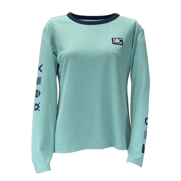 セントクリストファー チックタックトーロングスリーブ （ STC-BEW6527-TQ ）[ St.Christopher LS レディース ]25FW