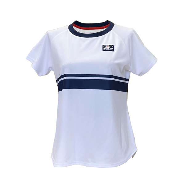 セントクリストファー ウエストラインゲームシャツ （ STC-BEW6531-OWH ）[ St.Christopher LS レディース ]25FW