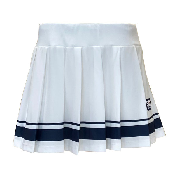 セントクリストファー ボトムラインプリーツゲームスコート （ STC-BEW6532-OWH ）[ St.Christopher SK レディース ]25FW