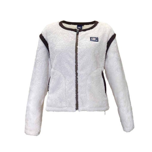 セントクリストファー ラウンドネックフリースブルゾン （ STC-BEW6561-OWH ）[ St.Christopher LSWS レディース ]25FW