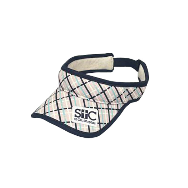 セントクリストファー スクエアーチェックプリーツバイザー （ STC-BFA4010-PK ）[ St.Christopher SUV アクセサリー ]26SS