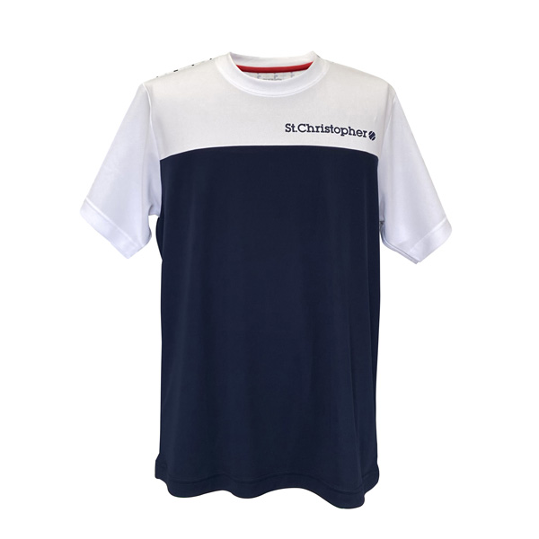 セントクリストファー T-ball patternシャツ （ STC-BFM1011-NV ）[ St.Christopher MS メンズ ]26SS