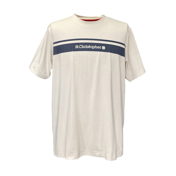 セントクリストファー ロゴシャツ メンズ （ STC-BFM1041-BE ）[ St.Christopher MS メンズ ]26SS