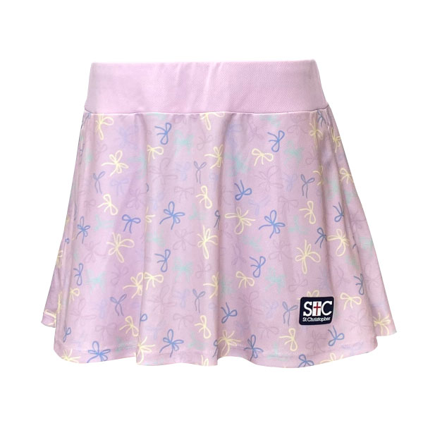 セントクリストファー リボンpatternスコート （ STC-BFW2012-PK ）[ St.Christopher SK レディース ]26SS