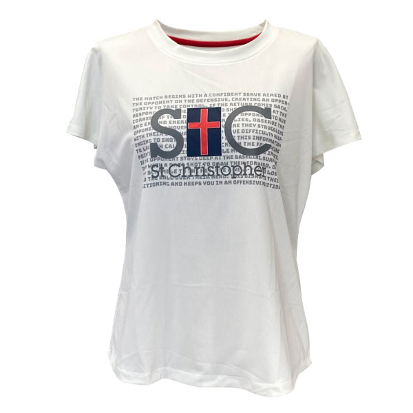 セントクリストファー Victory Strategyシャツ （ STC-BFW2019-WH ）[ St.Christopher LS レディース ]26SS