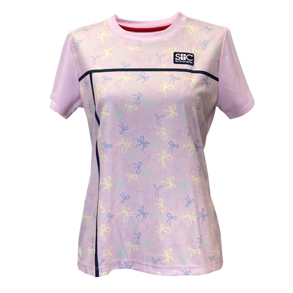 セントクリストファー リボンpatternシャツ （ STC-BFW2021-PK ）[ St.Christopher LS レディース ]26SS【メーカー取寄せ商品】