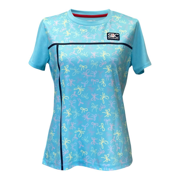 セントクリストファー リボンpatternシャツ （ STC-BFW2021-SX ）[ St.Christopher LS レディース ]26SS