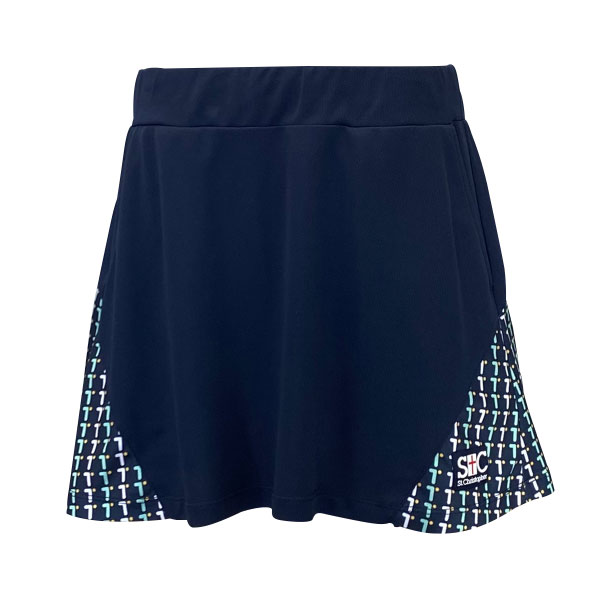 セントクリストファー T-ball patternスコート （ STC-BFW2022-NV ）[ St.Christopher SK レディース ]26SS