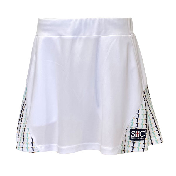 セントクリストファー T-ball patternスコート （ STC-BFW2022-WH ）[ St.Christopher SK レディース ]26SS