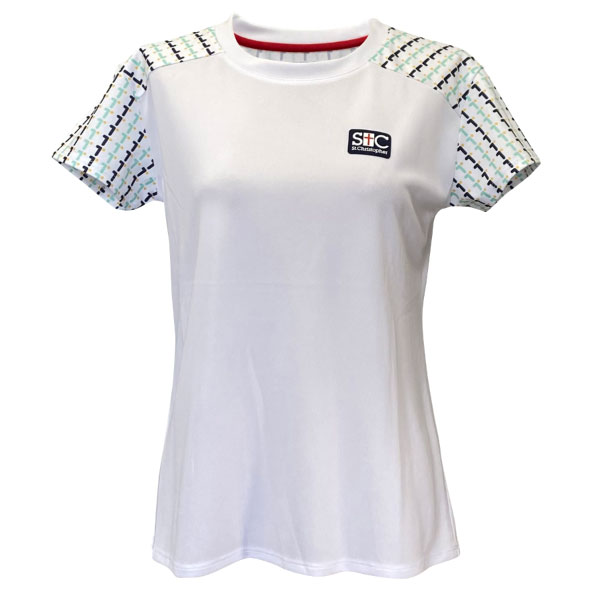セントクリストファー T-ball patternシャツ （ STC-BFW2031-WH ）[ St.Christopher LS レディース ]26SS
