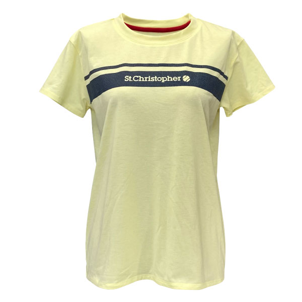 セントクリストファー ロゴシャツ （ STC-BFW2041-YL ）[ St.Christopher LS レディース ]26SS【メーカー取寄せ商品】