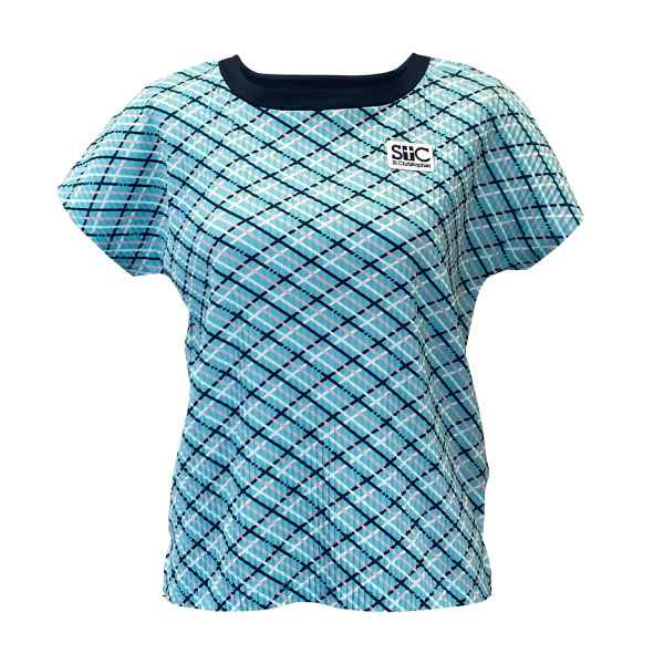 セントクリストファー スクエアーチェックプリーツシャツ （ STC-BFW2051-SX ）[ St.Christopher LS レディース ]26SS