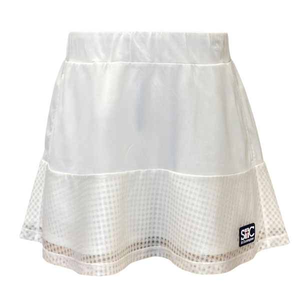 セントクリストファー See-through frillsスコート （ STC-BFW2052-WH ）[ St.Christopher SK レディース ]26SS