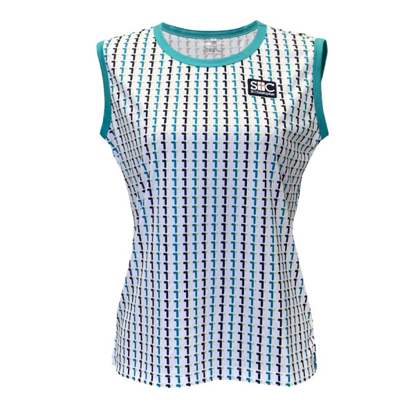 セントクリストファー T-ball patternノースリーブシャツ （ STC-BFW2111-WH ）[ St.Christopher LS レディース ]26SS【メーカー取寄せ商品】