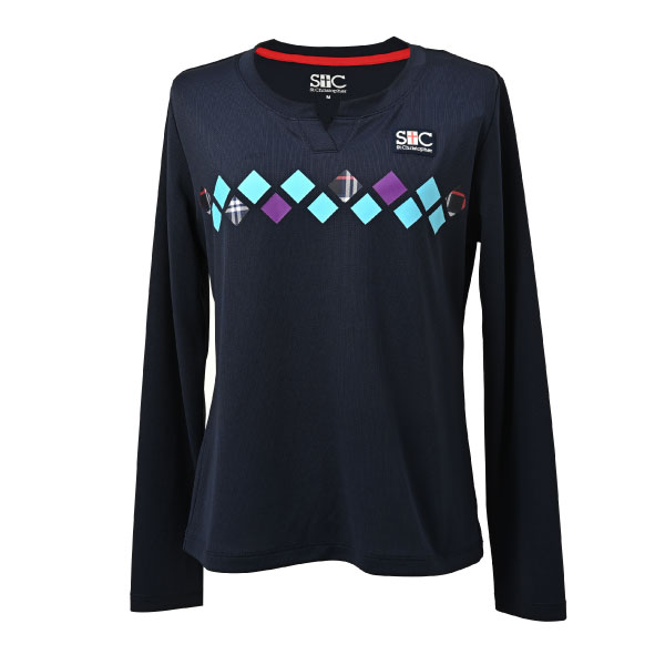 セントクリストファー 長袖Tシャツ （ STC-BFW6017-NV ）[ St.Christopher LS レディース ]26FW