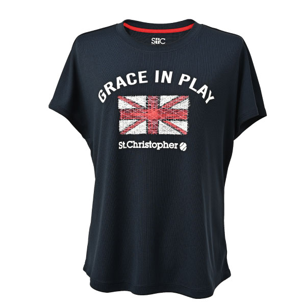 セントクリストファー 半袖プラクティスTシャツ （ STC-BFW6019-NV ）[ St.Christopher LS レディース ]26FW