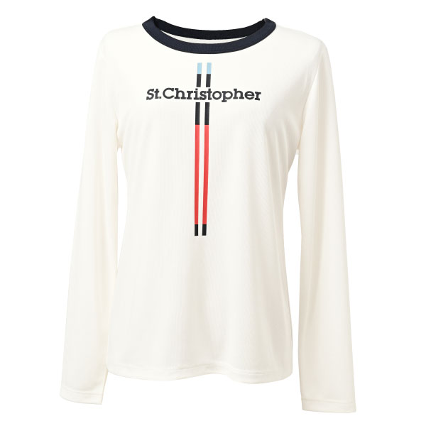 セントクリストファー 長袖Tシャツ （ STC-BFW6027-OW ）[ St.Christopher LS レディース ]26FW
