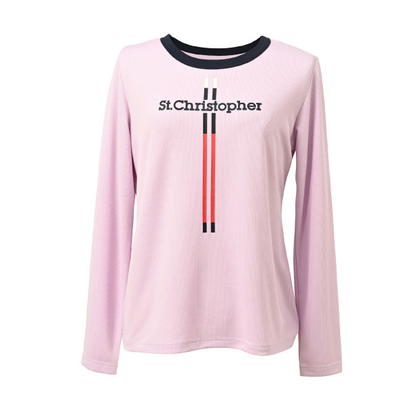 セントクリストファー 長袖Tシャツ （ STC-BFW6027-PK ）[ St.Christopher LS レディース ]26FW