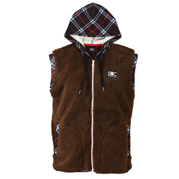 セントクリストファー パーカーベスト （ STC-BFW6028-BR ）[ St.Christopher LSB レディース ]26FW