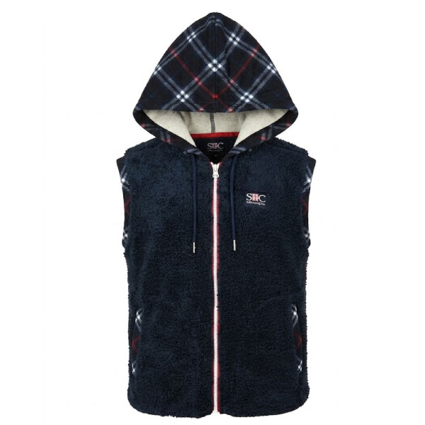 セントクリストファー パーカーベスト （ STC-BFW6028-NV ）[ St.Christopher LSB レディース ]26FW