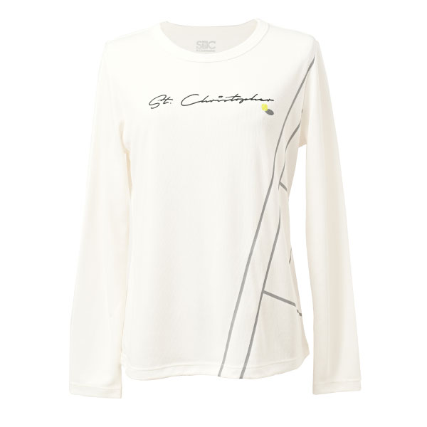 セントクリストファー 長袖Tシャツ （ STC-BFW6037-OW ）[ St.Christopher LS レディース ]26FW