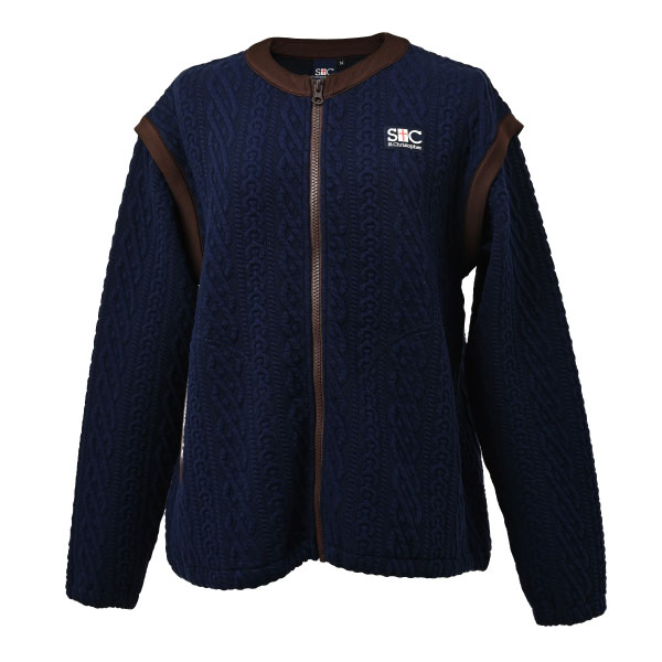 セントクリストファー 丸首ブルゾン （ STC-BFW6048-NV ）[ St.Christopher LWJ レディース ]26FW