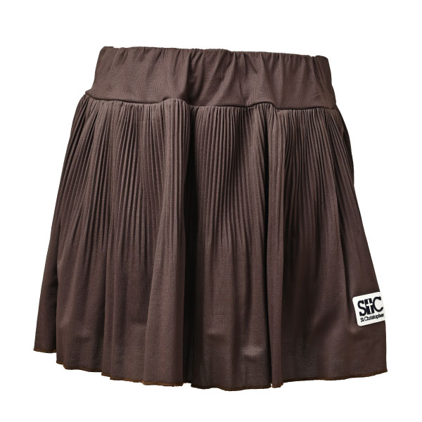 セントクリストファー プリーツスコート （ STC-BFW6072-BR ）[ St.Christopher SK レディース ]26FW