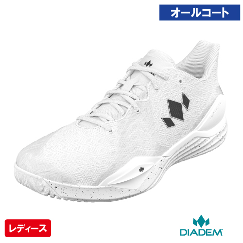 ダイアデム コート バースト WH(DIADEM COURT BURST TCA001 146カラー) テニスシューズ レディース オールコート用 25SS