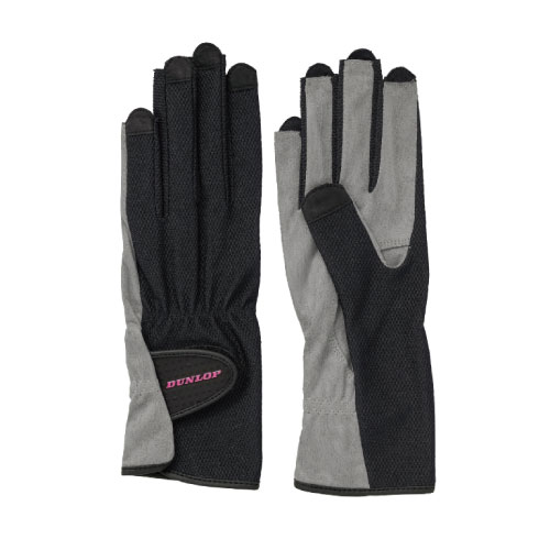 ダンロップ 【レディス】 グローブ  ネイルスルータイプ （両手セット）（TGG0117W-BK）[DUNLOP ACC アクセサリー]21SS