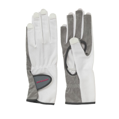 ダンロップ 【レディス】 グローブ  ネイルスルータイプ （両手セット）（TGG0118W-WH）[DUNLOP ACC アクセサリー]21SS
