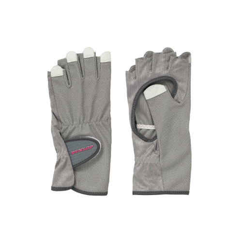 ダンロップ 【レディス】 グローブ  ハーフタイプ （両手セット）（TGG0119W-GRY）[DUNLOP ACC アクセサリー]21SS